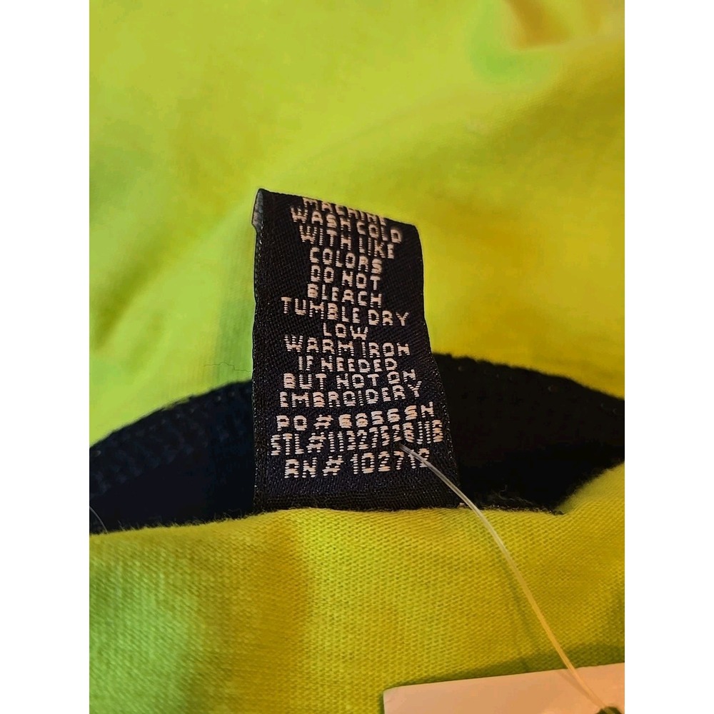 US Polo Assn. T-Shirt Mens Neon‎ Green 2XL Brand New with Tags 100% Cotton NWT - Picture 10 of 12